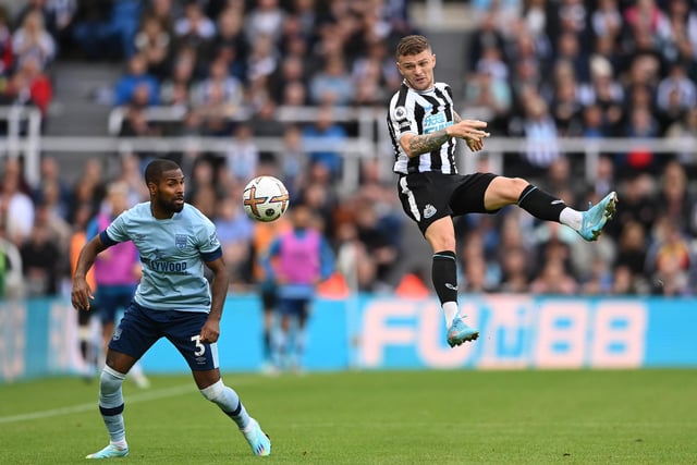 The Newcastle right-back makes his second consecutive appearance in the Team of the Week. He provided one assist as the Magpies blew Brentford away with a 5-1 victory at St James' Park.