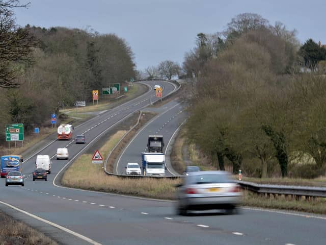 The A64 has been closed in both directions