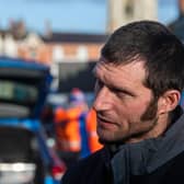 Guy Martin in Beverley in February this year. Picture by James Hardisty.