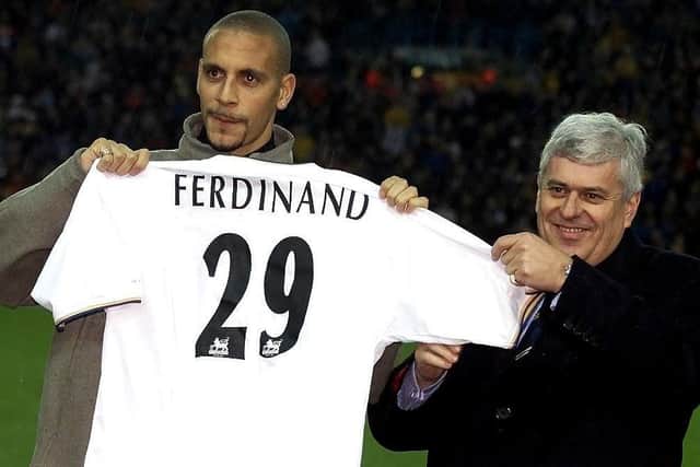UNBROKEN RECORD: From 2002 to 2020, Rio Ferdinand remained Leeds United's most expensive signing
