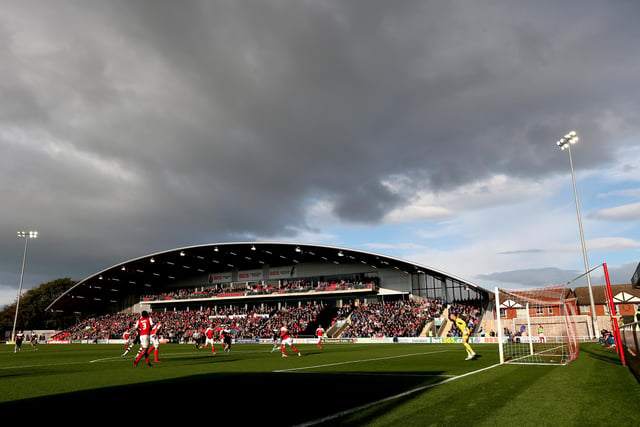 Sat on the fringes of the relegation zone, Fleetwood are another side to have enjoyed a steep rise through the divisions in recent years. Their average attendance of around 3,250 is par the course on recent campaigns.