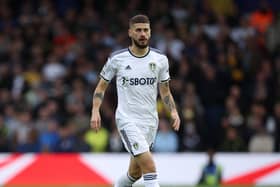 LEEDS, ENGLAND - OCTOBER 16: Mateusz Klich of Leeds United during the Premier League match between Leeds United and Arsenal FC at Elland Road on October 16, 2022 in Leeds, England. (Photo by Eddie Keogh/Getty Images)
