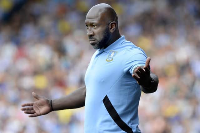 DISAPPOINTMENT: Sheffield Wednesday manager Darren Moore