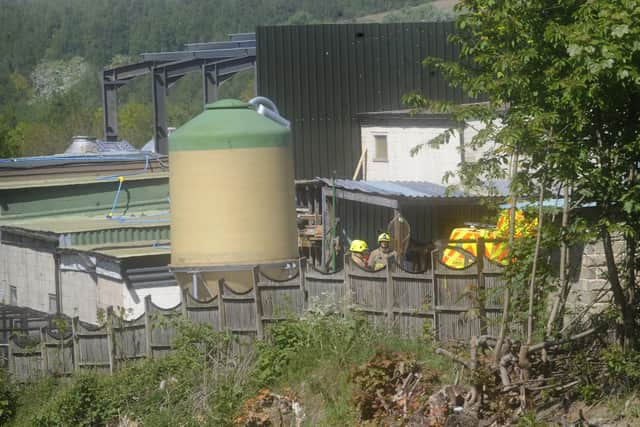 Fire crews at Yorkshire Game Farm