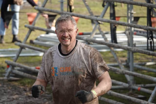 Nick taking part in a Tough Mudder event.