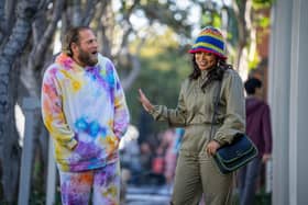 Jonah Hill and Lauren London in You People. Picture: Netflix