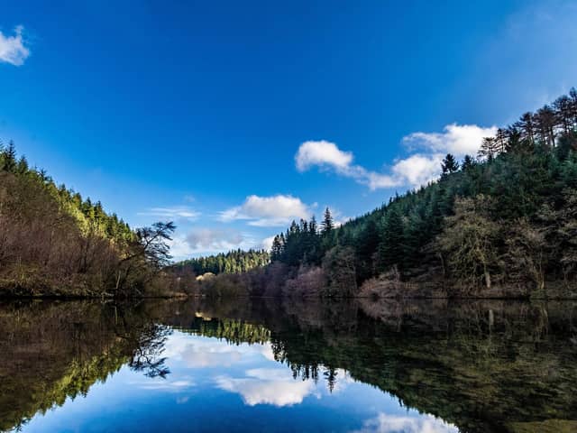 Dalby Forest, located in the North York Moors National Park in North Yorkshire, England. Pictured Staindale Lake - Conservation Area. Image: James Hardisty