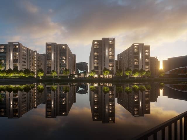 Clippers Quay, a residential development by Grainger and Amstone Ventures, in Salford. Picture supplied by Grainger