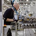 Work restarting at the Jaguar Land Rover Wolverhampton factory last year after a cyber attack. PIC: Jaguar Land Rover/PA Wire