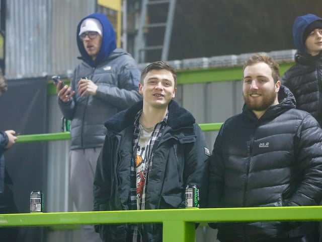 Mansfield Town fans ahead of kick-off at Forest Green Rovers. Who can you spot?