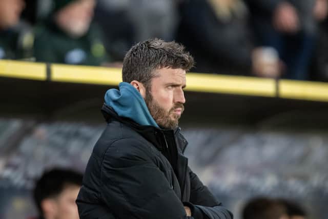 Middlesbrough head coach Michael Carrick watches the action in his side's draw at Hull City. Photo: Tony Johnson.