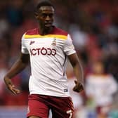 BACK IN THE GAME: Bradford City's Abo Eisa, pictured during the Carabao cup first round match against Nottingham Forest last August Picture: James Williamson/Getty Images