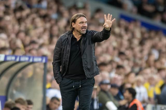 Leeds United v Middlesbrough, Carabao Cup at Elland Road Leeds photographed for The Yorkshire Post by Tony Johnson.
Whites gaffer Daniel Farke. 14th August 2024