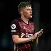 Leeds United midfielder Jack Jenkins made his debut for loan club Scunthorpe United – but it did not quite go to plan. Image: George Wood/Getty Images