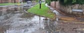 Flooding in Heslington, York, during the August bank holiday weekend.