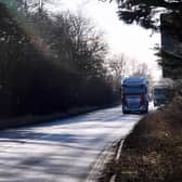 The A64 near the Hopgrove Roundabout, York, showing the single track road. Picture taken by Yorkshire Post Photographer Simon Hulme 17th January 2024


