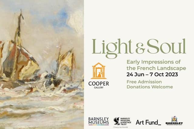 Light and Soul: Early Impressions of the French landscape runs at The Cooper Gallery to October 7