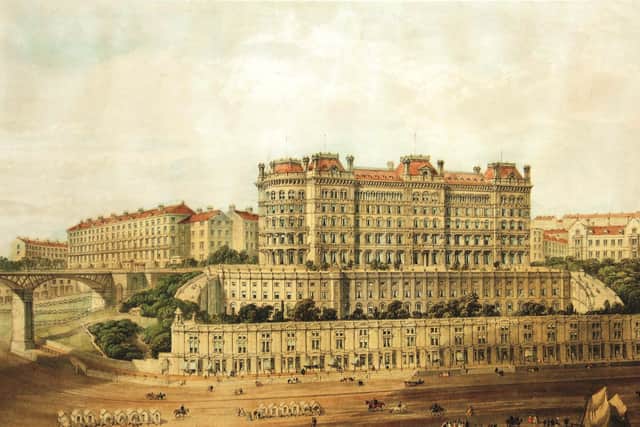 Brodrick’s first design for Scarborough’s Grand (originally the Cliff) Hotel of c. 1862