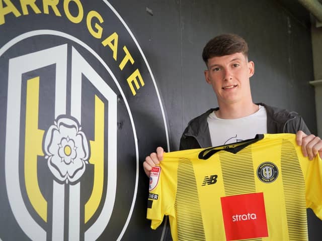 Matty Foulds. Picture courtesy of Harrogate Town AFC.