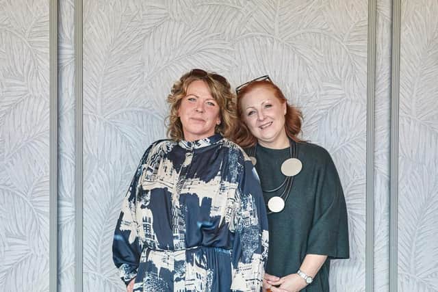 Claire Myles Wharton (left) and Joanne Nicholson (right), founders of And Able, who are set to appear on the One Show tonight.