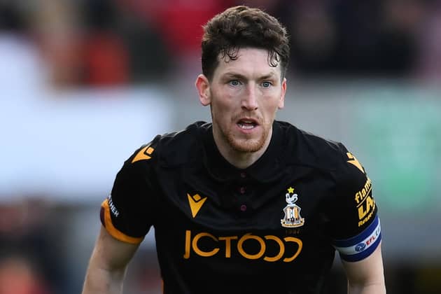 Calum Kavanagh scored one of Bradford City's four goals against MK Dons on Tuesday night (Picture: Ben Roberts Photo/Getty Images)