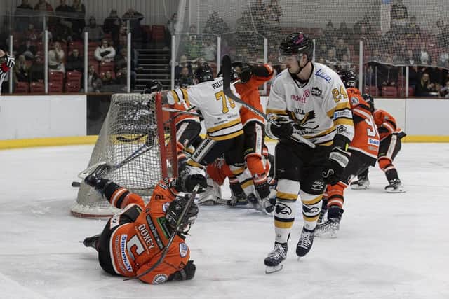 AMBITIOUS: Hull Seahawks need to rediscover the kind of form that took them into the top four og NIHL National ahead of the Christmas and New year period. Picture: Adam Everitt/Seahawks Media.