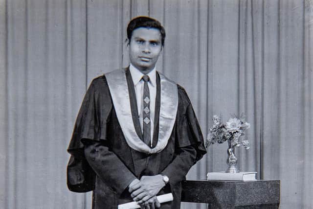 Dr Hanume Thimmegowda was the youngest of ten siblings, from the south Indian village of Maragowdanahalli, in Karnataka