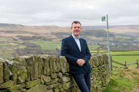 Sean Royce of Quickline, in the West Yorkshire Pennines.
Picture: Sean Spencer/Hull News & Pictures Ltd