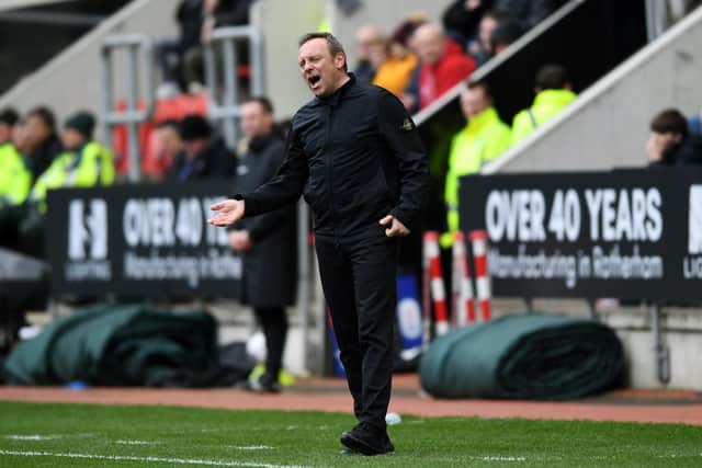 Huddersfield Town boss André Breitenreiter at Rotherham United. Picture: Jonathan Gawthorpe