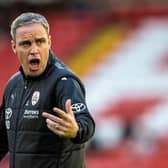 Barnsley manager Michael Duff. Picture: Bruce Rollinson