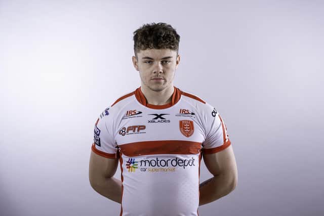Elliot Wallis during his time with Hull KR. (Picture: Allan McKenzie/SWpix.com)