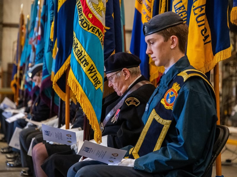 Visitors watched a colourful parade featuring 18 ceremonial Standards, while official representatives from France, Belgium, Poland, Canada, Australia and New Zealand joined the commemorations. Picture: James Hardisty. Date: 6th September 2026.