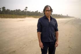 David Olusoga in Gambia. Picture:BBC/Hillgate Films and Voltage TV/Stephen Robinson