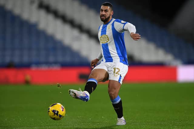 Huddersfield Town’s Radinio Balker came close to opening the scoring early on.