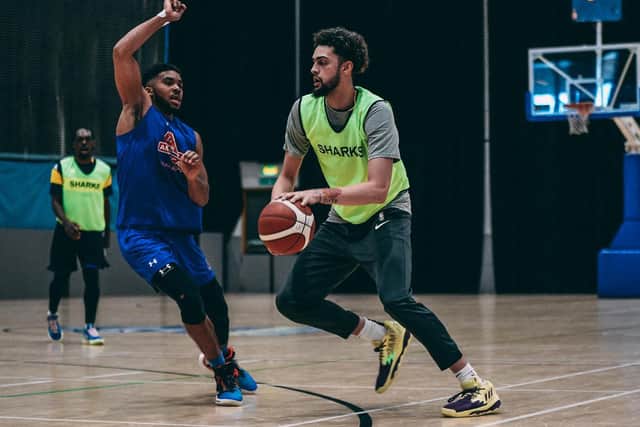 NEW FACE: Tyrn Flowers goes straight into the Sheffield Sharks line-up on Friday night to face Bristol.