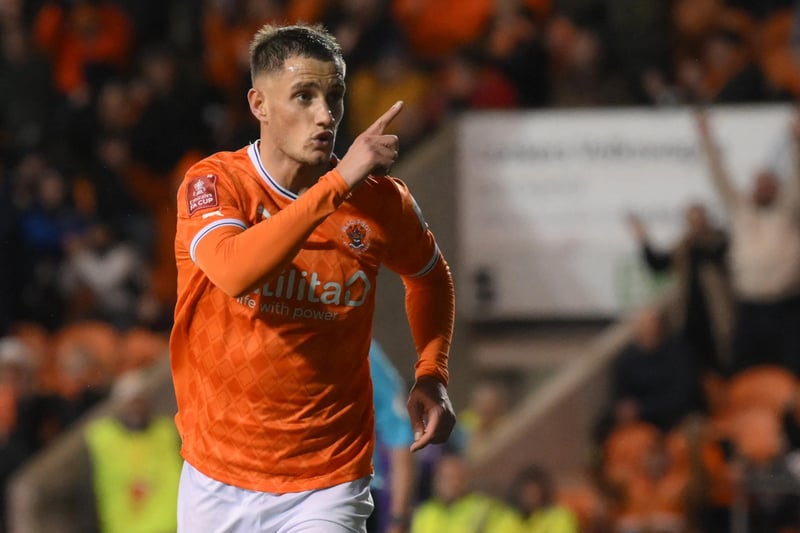 Blackpool's Yates averaged 0.34 goals per match, scoring 14 in 41 appearances.