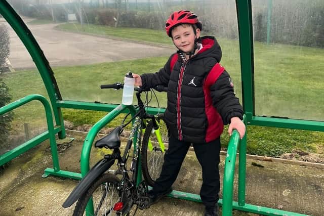 George's bike ride to raise money for Goldthorpe Salvation Army