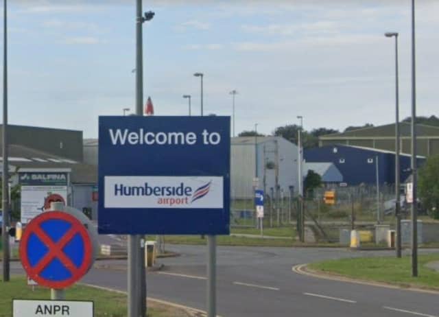 The entrance to Humberside Airport in Franklin Way, Kirmington, North Lincolnshire. Picture is from Google Street View