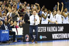 Back in the game: New Newcastle Eagles women's coach Matt Newby of Yorkshire during his time in charge of Worcester Wolves.
