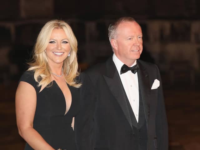 Baroness Michelle Mone and Douglas Barrowman attend a reception and dinner for supporters of The British Asian Trust on February 2, 2017 in London, England.  (Photo by Tim P. Whitby/Getty Images)