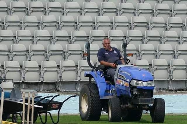 John Dodds at work. Photo supplied by Scarborough CC.