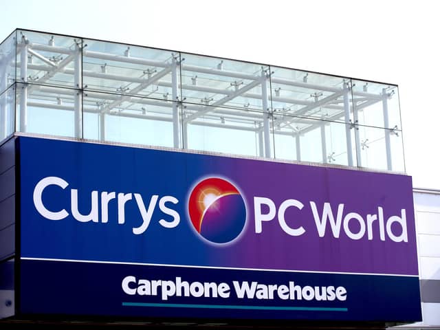 Electronics retailer Currys said it has seen a good performance in the UK and Ireland, but that its international business struggled over the festive period.