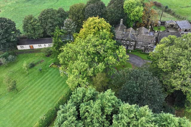 The home is set in 3.5 acres of land