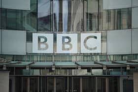 A general view of BBC Broadcasting House in central London. PIC: Lucy North/PA Wire