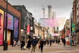 Leeds was one of only two cities to see a rise in footfall year-on-year. Picture: Simon Hulme