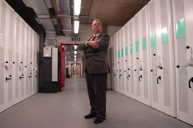 City archivist Martin Taylor when the Hull History Centre opened back in 2010. Picture: Terry Carrott