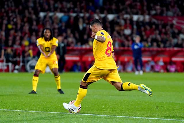 EYE-CATCHING: Sheffield United's Gustavo Hamer lifted his side with a brilliant debut goal