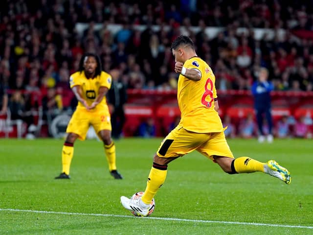 EYE-CATCHING: Sheffield United's Gustavo Hamer lifted his side with a brilliant debut goal