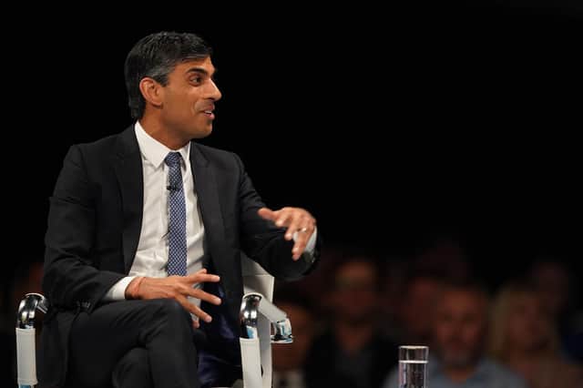 Rishi Sunak became the new PM after more than 100 MPs endorsed him. PIC: Owen Humphreys/PA Wire