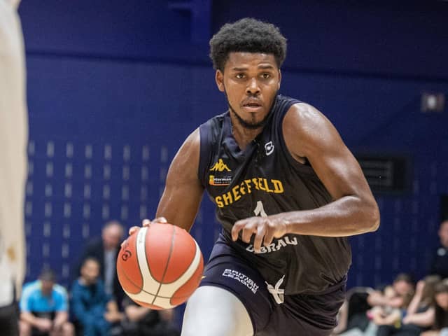 READY FOR ACTION: Sheffield Sharks' RJ Eytle-Rock says the play-offs should hold no fear for the South Yorkshire club - regardless of who they are drawn against. Picture: Tony Johnson